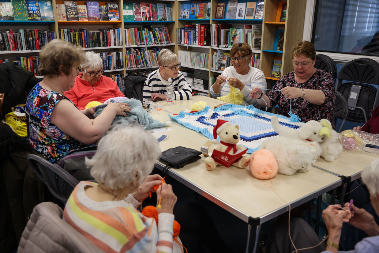 Knitting Group Rhymney Library