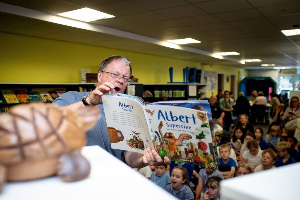 Ian Brown launching Summer Reading Challenge 2025