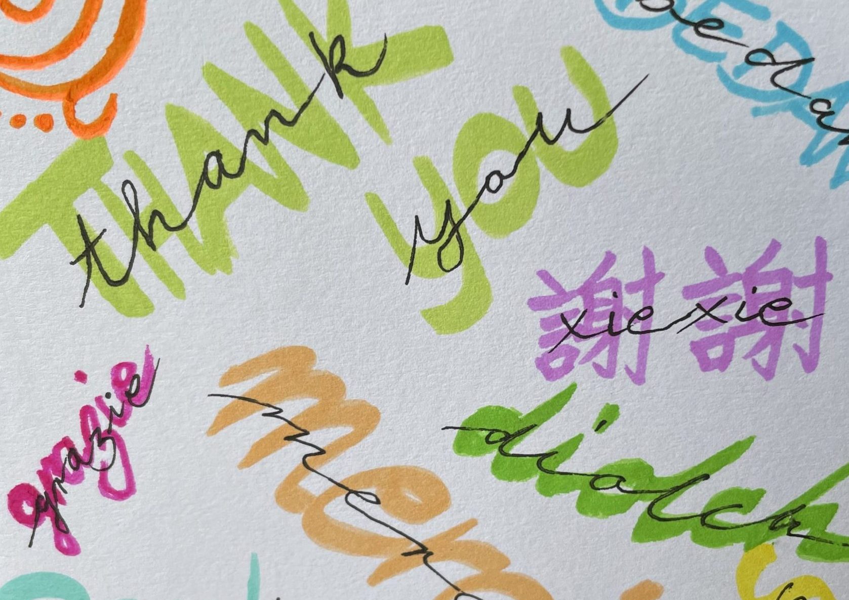 Thank you card