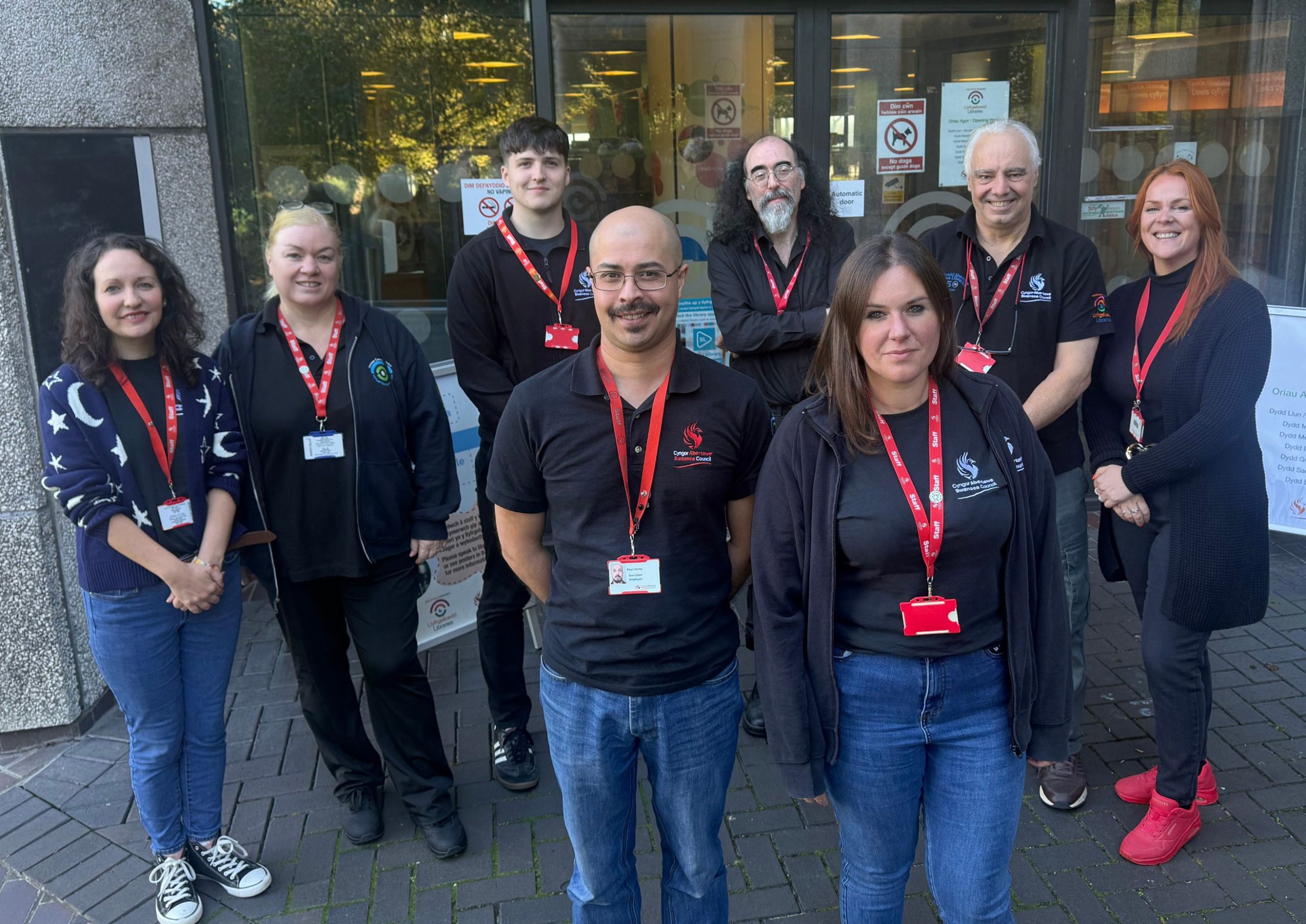 Swansea Libraries Staff 2025