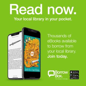 Poster advertising Borrowbox Children's eBooks 