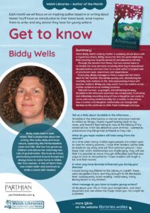 Get to know the Author poster for Biddy Wells