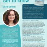 Get to know the Author Poster for Sara Gethin