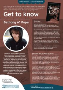 Get to know the Author Poster for Bethany Pope