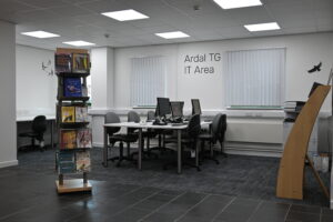 IT Area in Llanrwst Library