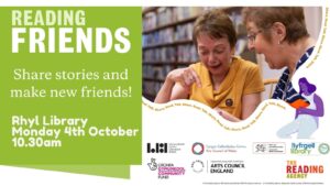 Reading Friends Scheme at Denbighshire Libraries poster