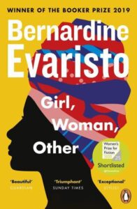 Book cover for Girl, Woman, Other by Evaristo