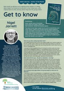 Get to know the Author Poster Nigel Jarrett