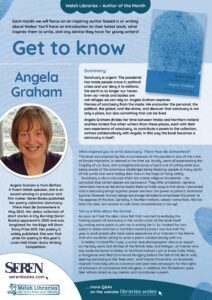 Angela Graham - Get the know the Author Poster