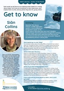 Get to know Sian Collins poster