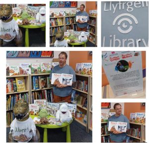 Ian Brown in Summer Reading Challenge promotion event