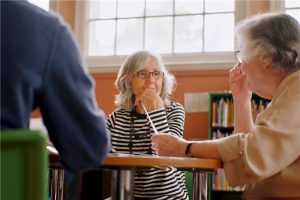 Shared Reading Conwy Libraries. Photo credit: The Reader